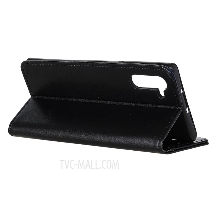 Crazy Horse Skin Leather Wallet Phone Case for Realme X50 Pro 5G - Black-4