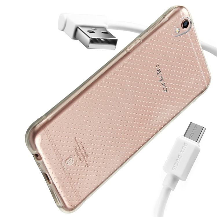 DUX DUCIS Skin Pro 3-in-1 Series for Oppo F1 Plus / R9 TPU Phone Case + Tempered Glass Screen Film + Micro USB Data Cable-2