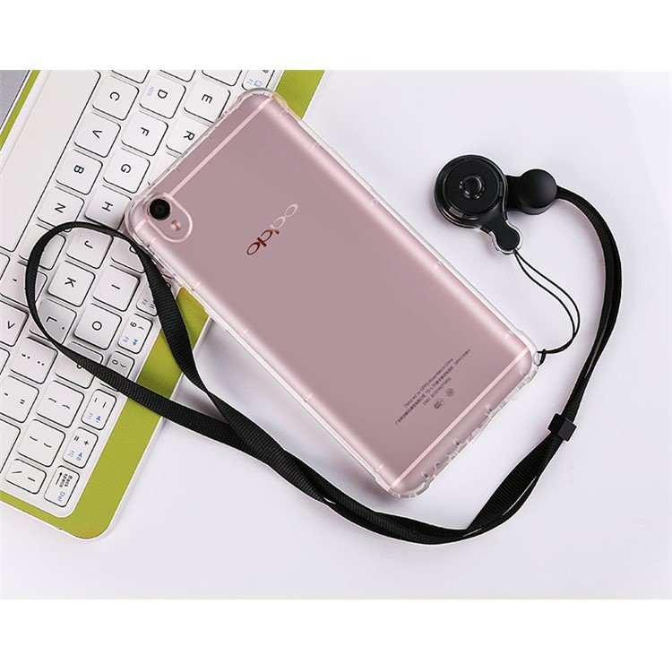 BOW Drop-Proof Clear Soft TPU Phone Case for Oppo F1 Plus / R9-7