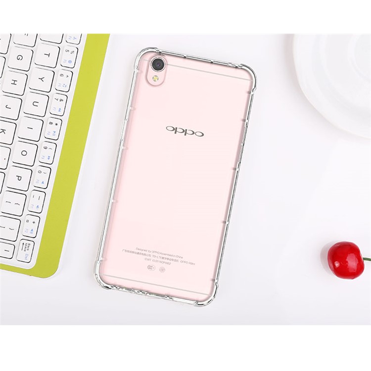 BOW Drop-Proof Clear Soft TPU Phone Case for Oppo F1 Plus / R9-8