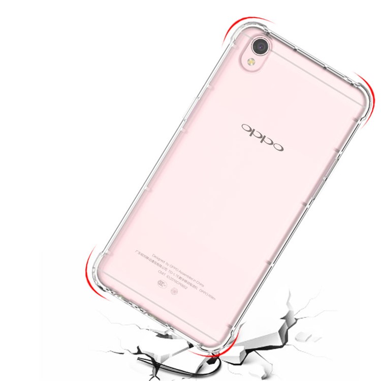 BOW Drop-Proof Clear Soft TPU Phone Case for Oppo F1 Plus / R9-9