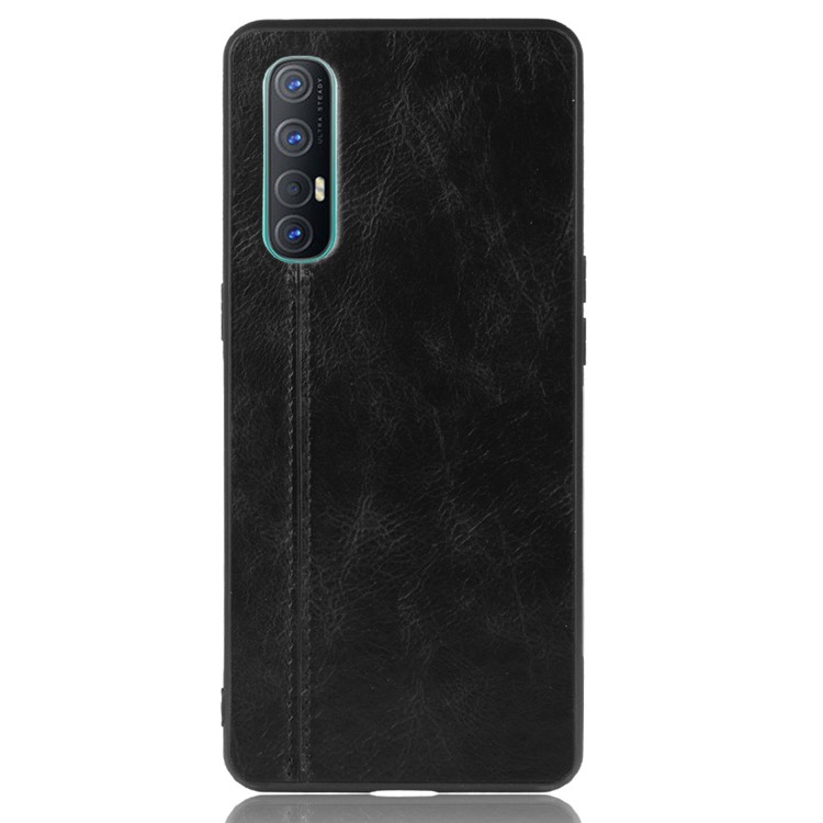 PU Leather Coated PC + TPU Hybrid Phone Case for OPPO Find X2 Neo - Black-3