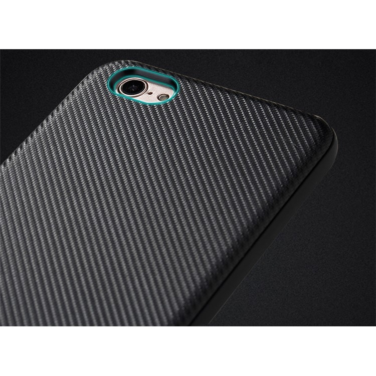 ROCK Origin Series PU Leather Coated Carbon Fiber Texture PC TPU Combo Case for Vivo x9 - BLack-4