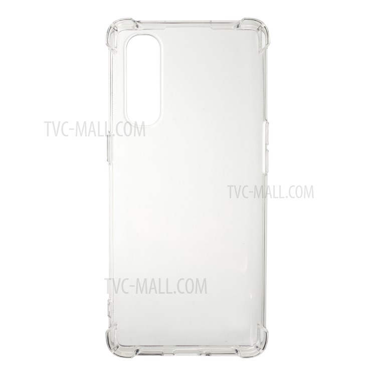 Anti-queda Tampa Do Telefone Transparente Clara TPU Para OPPO Reno3 Pro-6