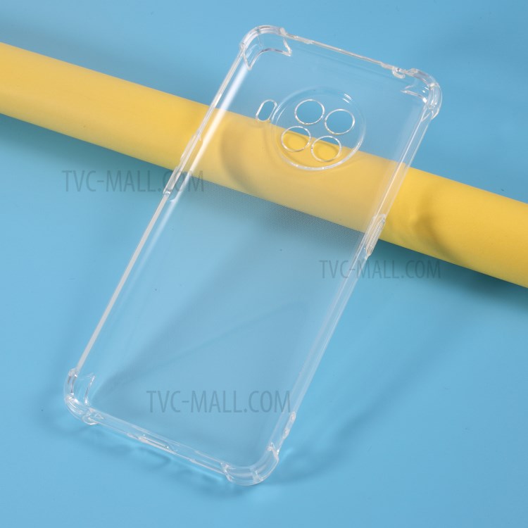 Drop-resistant Clear TPU Cover Case for Oppo Ace2-1