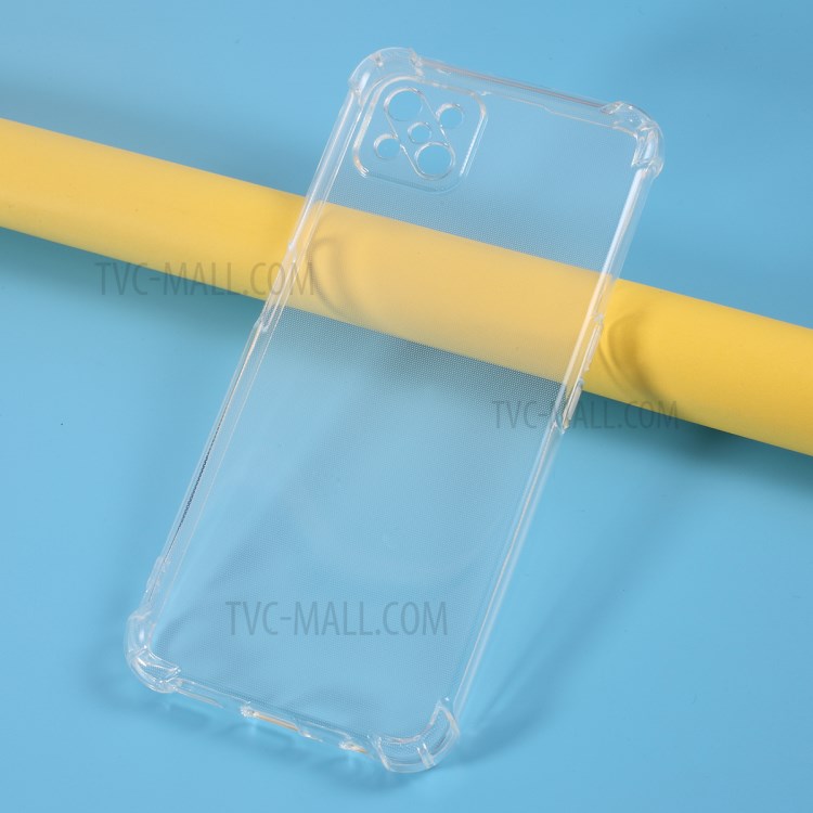 Shockproof Crystal Clear TPU Case Protective Phone Case for OPPO A92s-3