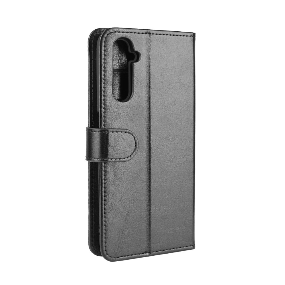 Crazy Horse with Wallet Cool Leather Stand Case for Realme 6 - Black-8