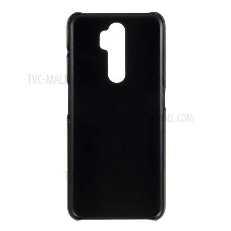 Thermal Induction Fluorescent Color Changing Leather Coated PC Mobile Shell for OPPO A5 (2020)/ A9 (2020)/A11x/A11 - Green-3