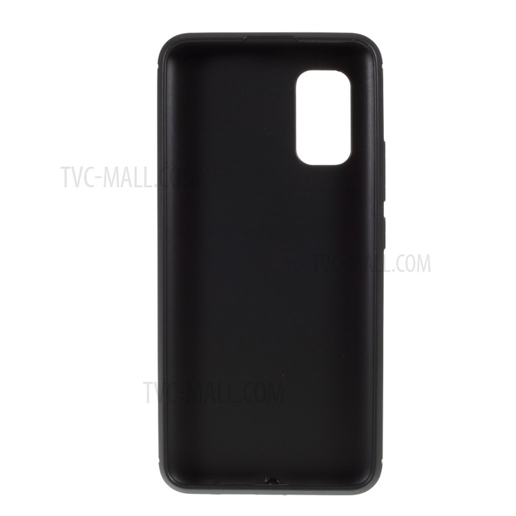 Fibra De Carbono Textura TPU Caixa Protectora Para Vivo V17 (índia) / V19 (Indonésia) - Preto-3