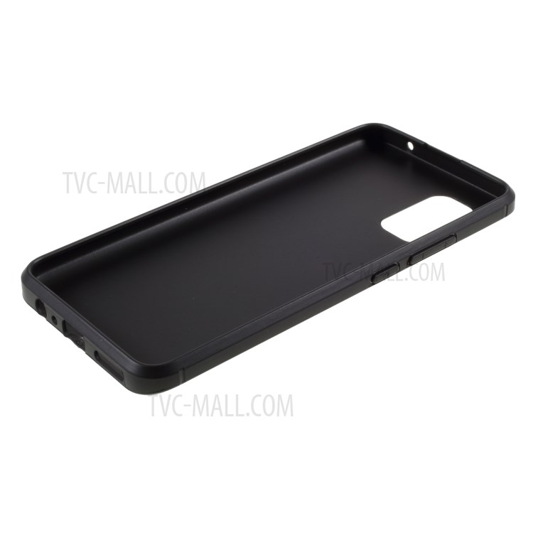 Fibra De Carbono Textura TPU Caixa Protectora Para Vivo V17 (índia) / V19 (Indonésia) - Preto-7