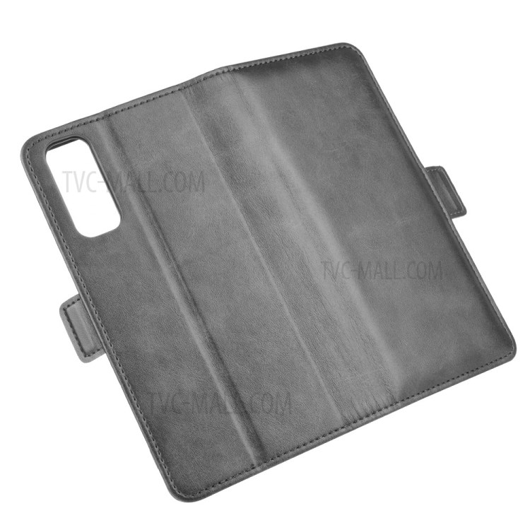 Magnet Adsorption Leather Special Cover for vivo Y70s/V2002A - Black-3