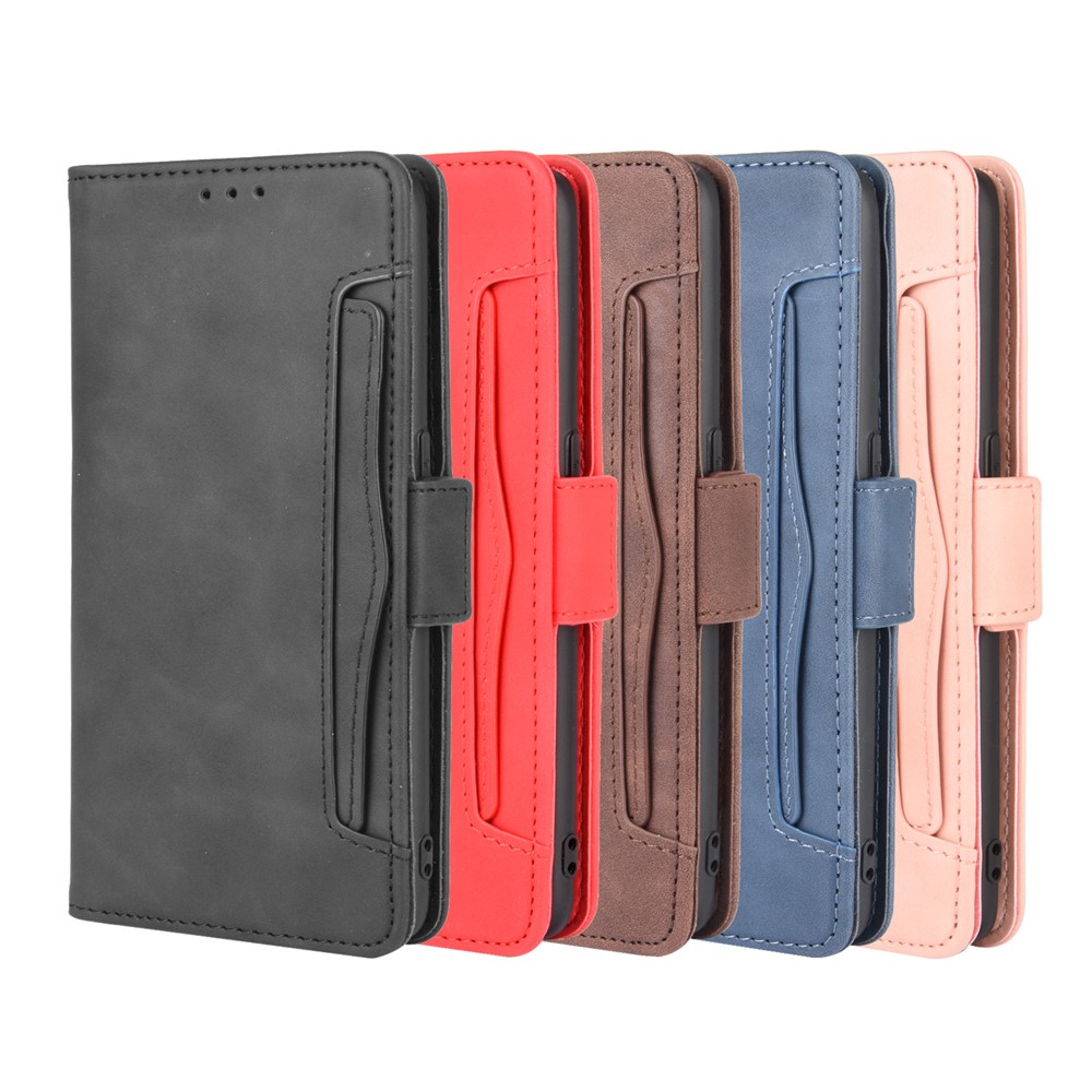 Multiple Card Slots Wallet Leather Protective Cover for OPPO A91 / OPPO F15 / OPPO Reno3 (Southeast Asian Version) - Black-13