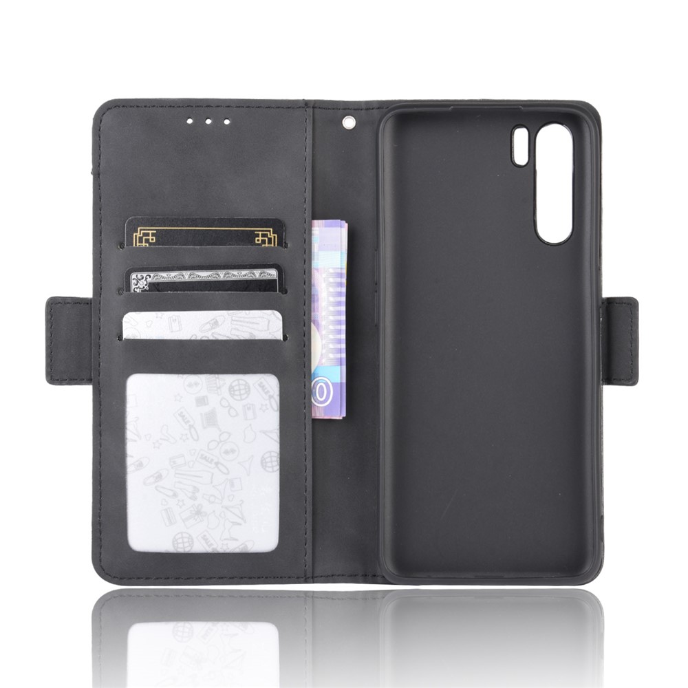 Multiple Card Slots Wallet Leather Protective Cover for OPPO A91 / OPPO F15 / OPPO Reno3 (Southeast Asian Version) - Black-5