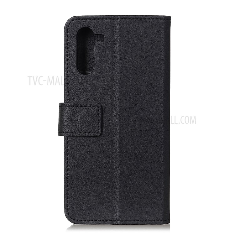 PU Leather Unique Cell Phone Cover for Oppo A91/F15 - Black-3