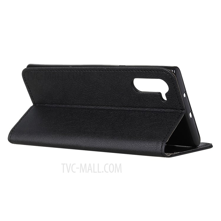 PU Leather Unique Cell Phone Cover for Oppo A91/F15 - Black-4