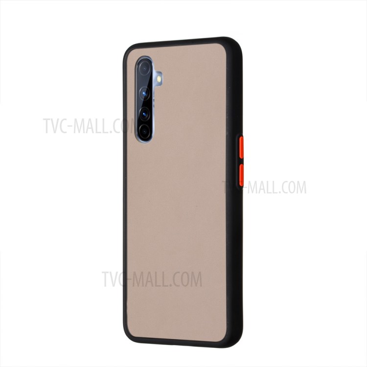 Matte Skin Drop-proof PC + TPU Hybrid Case Shell for Realme X50 Pro 5G - Black-2