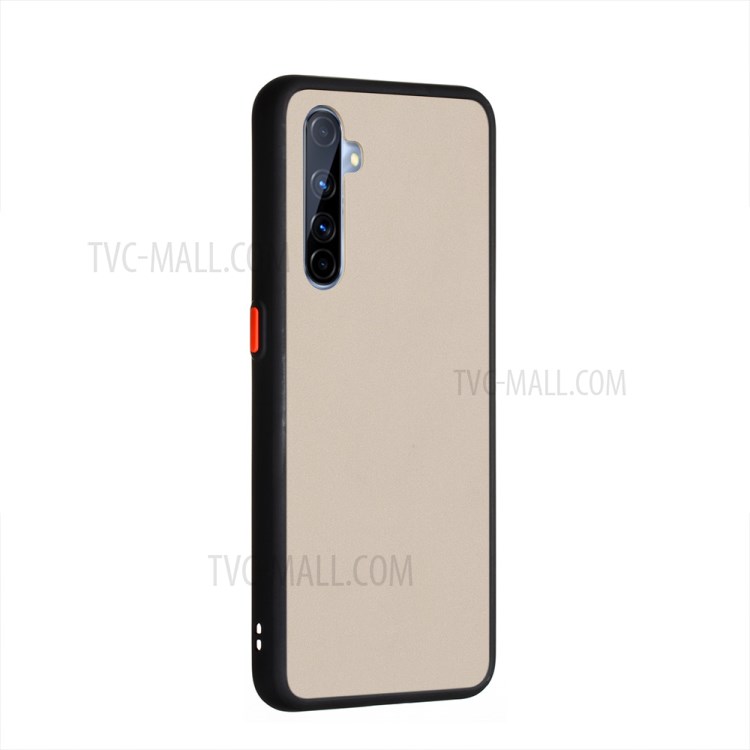 Matte Skin Drop-proof PC + TPU Hybrid Case Shell for Realme X50 Pro 5G - Black-4