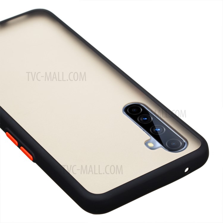Matte Skin Drop-proof PC + TPU Hybrid Case Shell for Realme X50 Pro 5G - Black-5