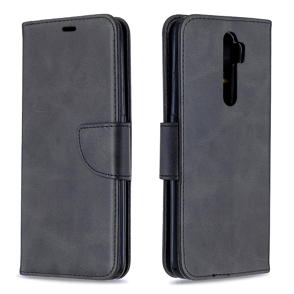 Wallet Leather Stand Case for OPPO A5 (2020)/A9 (2020)/A11x - Black-4