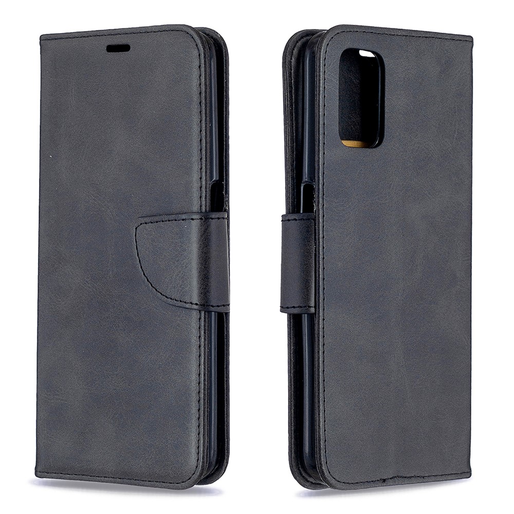 Leather Stand Case with Card Slots for OPPO A72/A52/A92 - Black-4