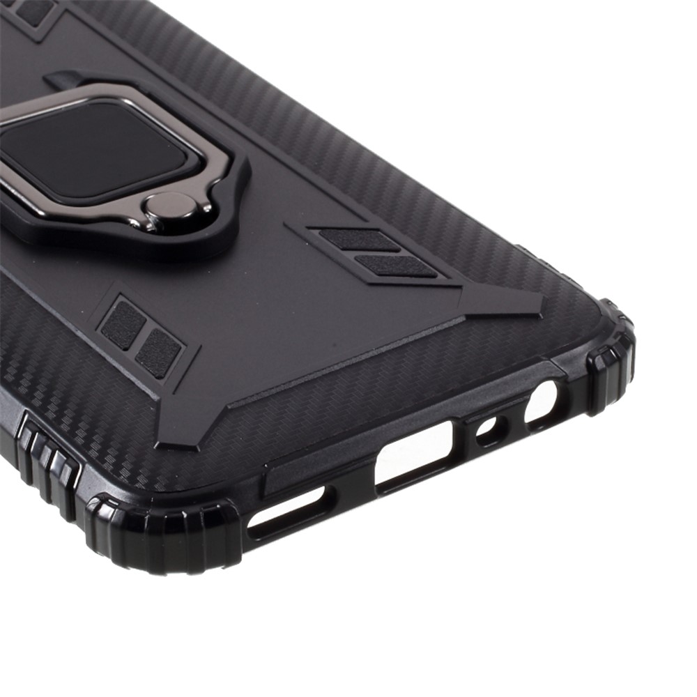 Finger Ring Kickstand TPU Case for OPPO A52/A72/A92 - Black-6