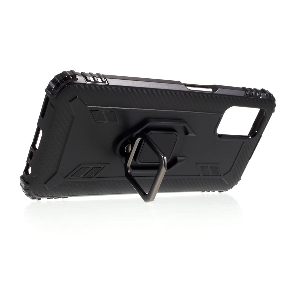 Finger Ring Kickstand TPU Case for OPPO A52/A72/A92 - Black-8