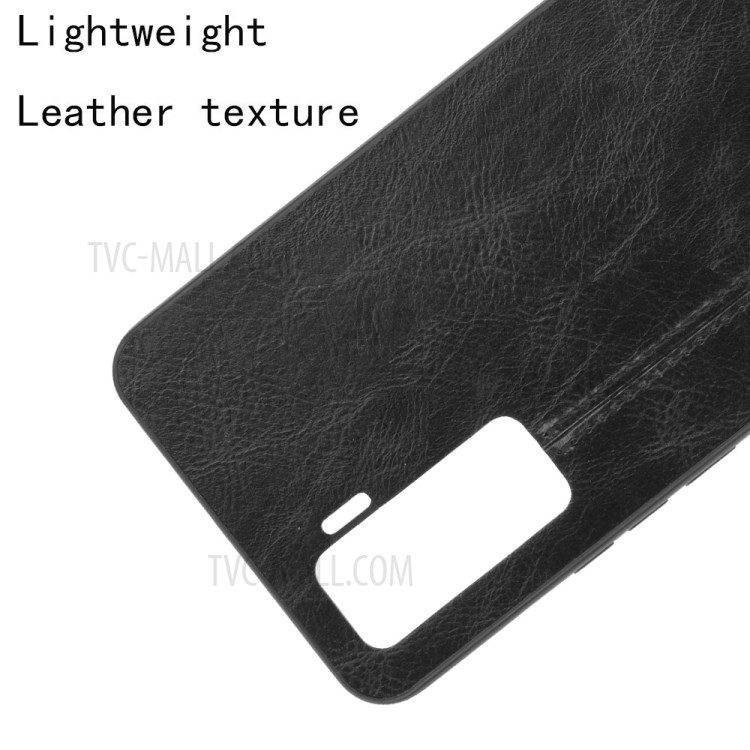 Hybrid Shell PU Leather Coated PC + TPU Phone Case for vivo iQOO 5 5G - Black-2