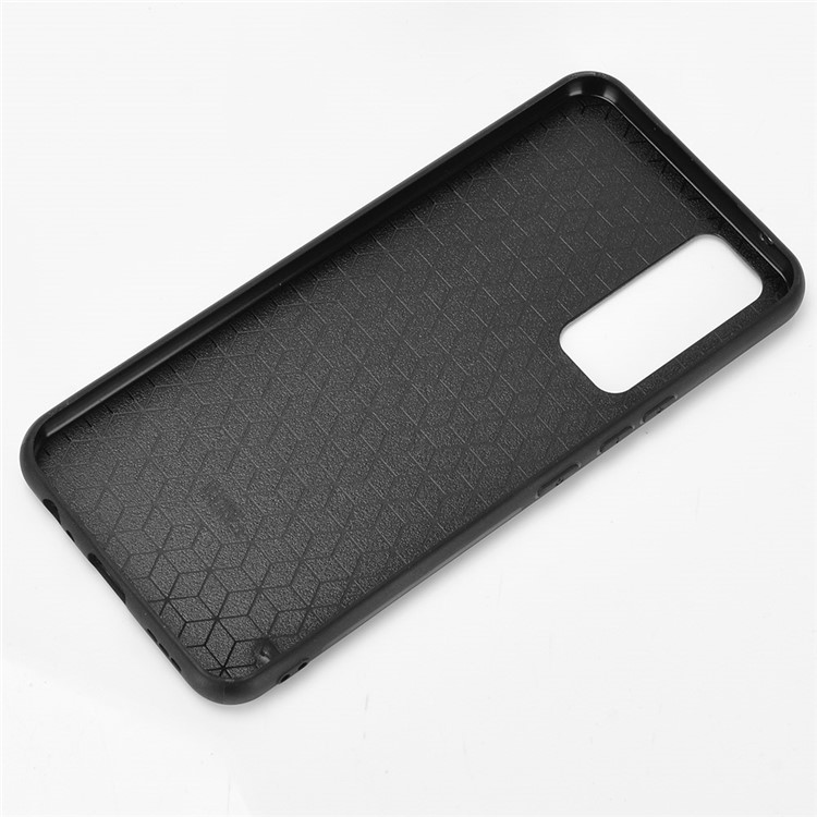 PC + TPU + PU Leather Coated Hybrid Phone Case with Stitching Design for Vivo V20 SE/Y70 2020 - Black-6