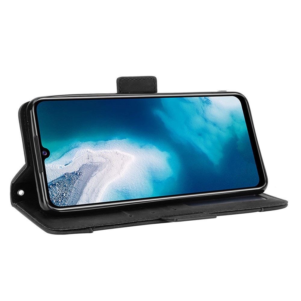 Multiple Card Slots Leather Wallet Mobile Phone Case for vivo V20 SE / vivo Y70 2020 - Black-5