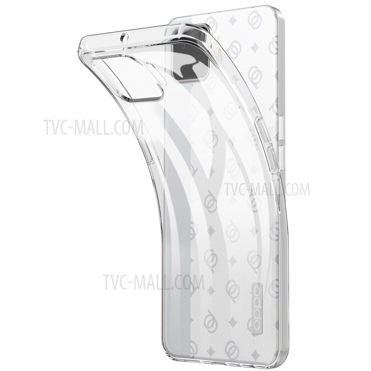 Anti-fingerprint Case for Oppo A73 See-through Clear Soft TPU Shell-1