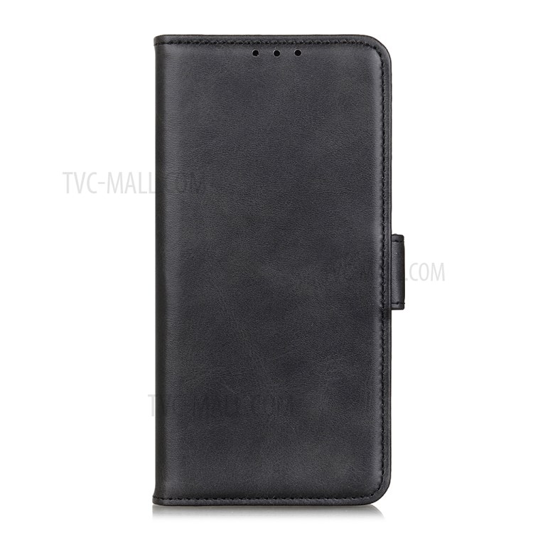 For Oppo A72 5G Magnetic Double Clasp Leather Wallet Case - Black-2