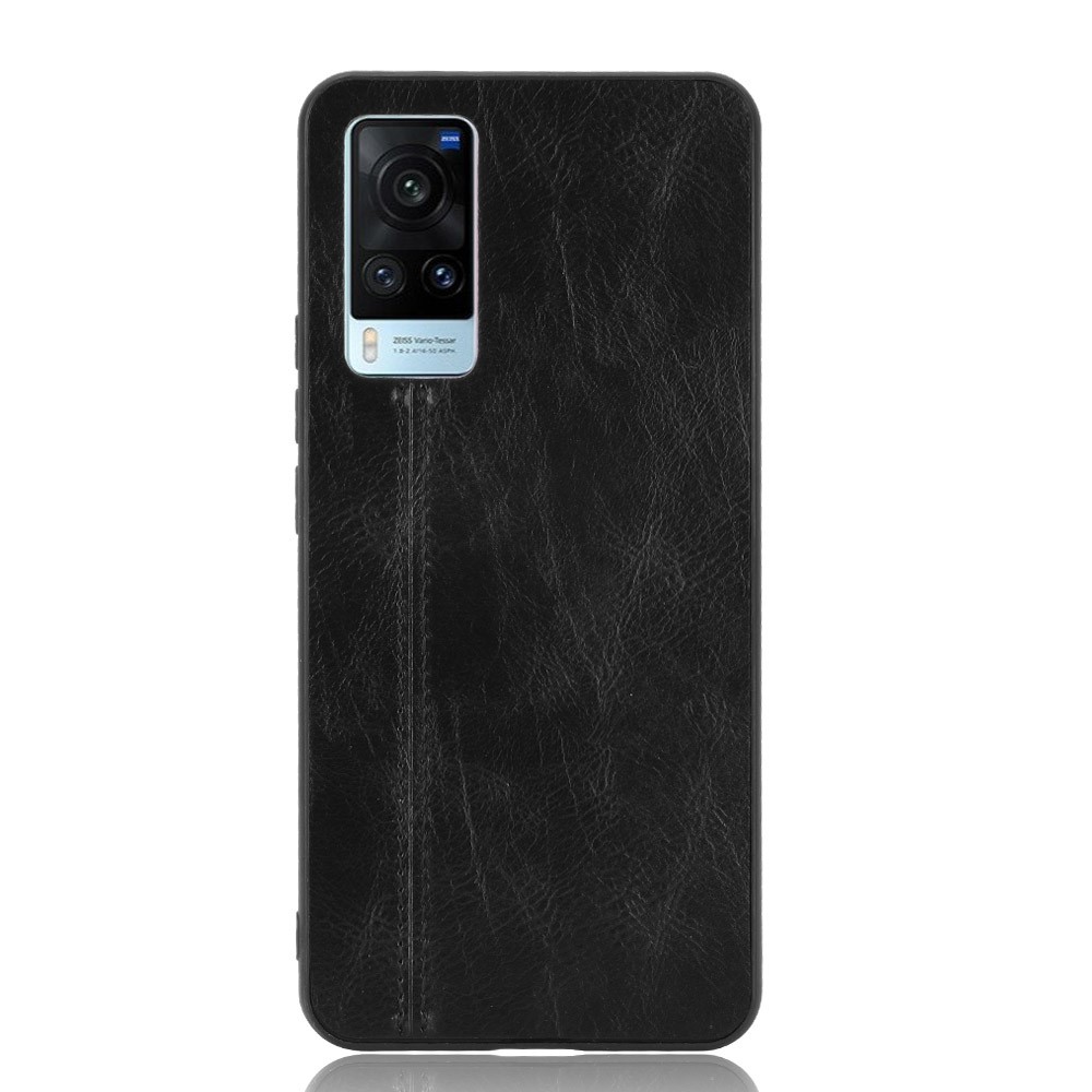 PU Leather Coated PC + TPU Hybrid Case for vivo X60 5G - Black-2