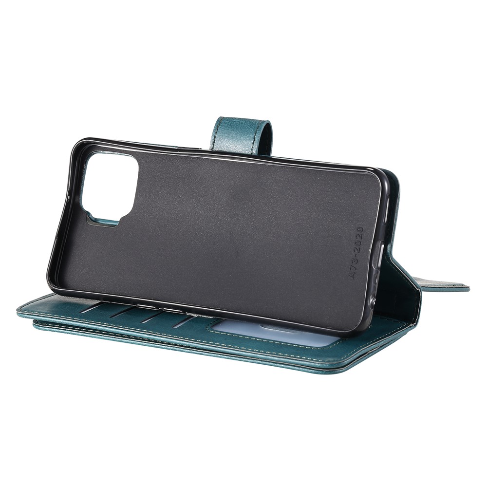 Quality Leather Wallet Design Cover Shell with Multi-function 10 Card Slots for Oppo F17 (4G) / Oppo A73 (4G) - Green-10