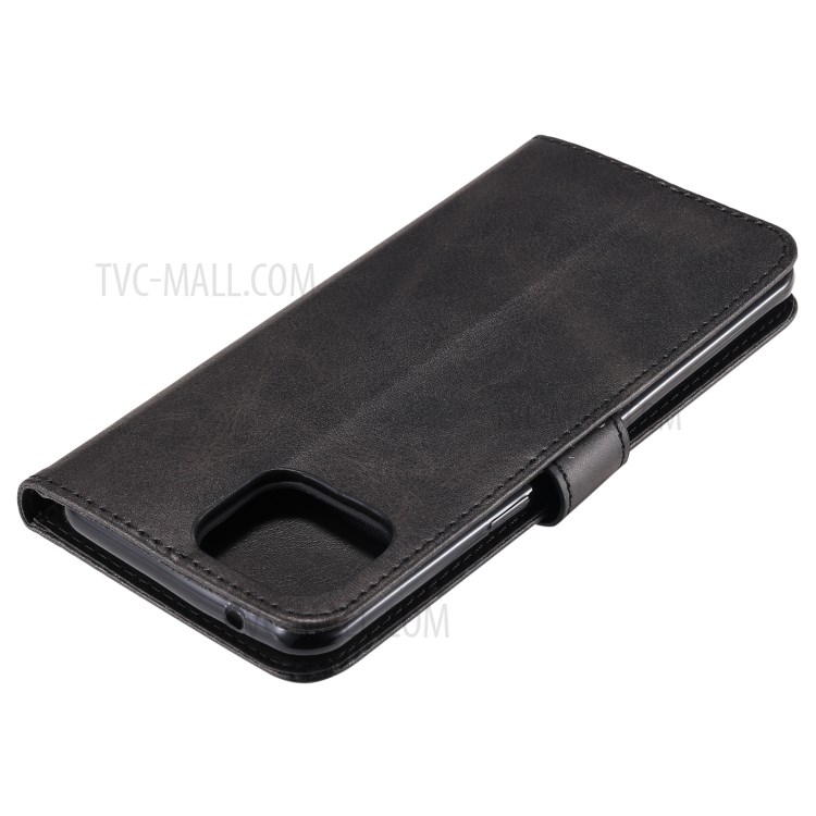 Zipper Pocket Wallet Stand Case for Oppo A93 4G/F17 Pro/Reno4 Lite Leather Cover - Black-10