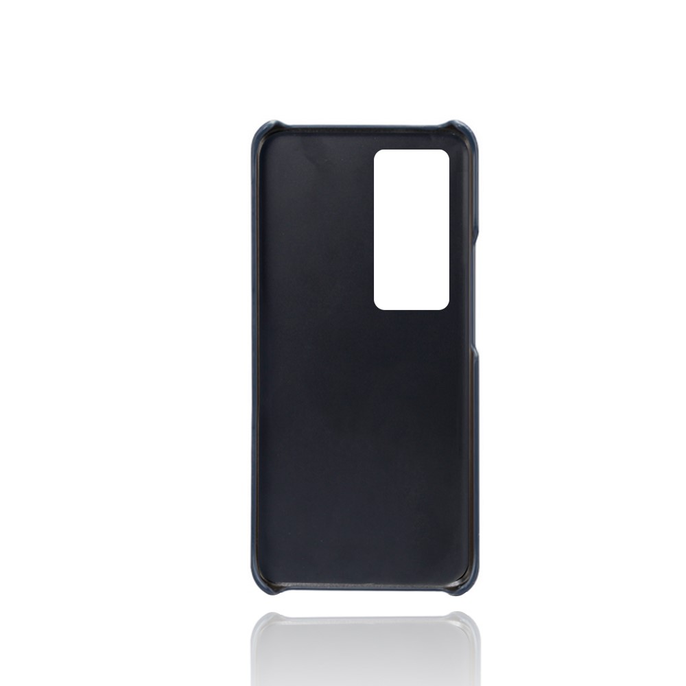 KSQ PC + PU Leather Coated Case with Dual-Card Slots for vivo X60 Pro+ 5G - Blue-5