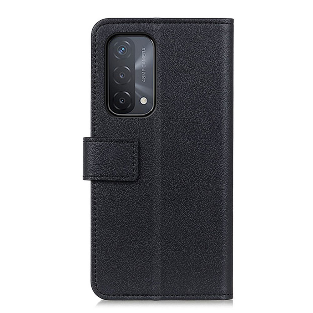 Wallet Stand Design PU Leather Phone Cover Shell Case for Oppo A93 5G - Black-10