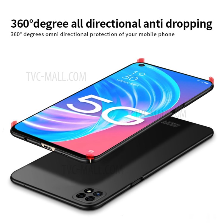 MOFI Shield Slim Frosted Hard PC Case for Oppo A72 / A52 / A92 - Black-5