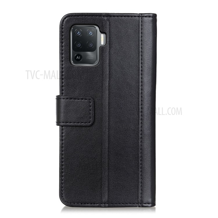 Wallet Leather Stand Case for OPPO A94/F19 Pro - Black-3
