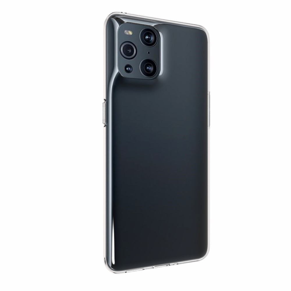 10Pcs/Pack Clear TPU Case with Non-slip Inner for Oppo Find X3 Pro Cover-2