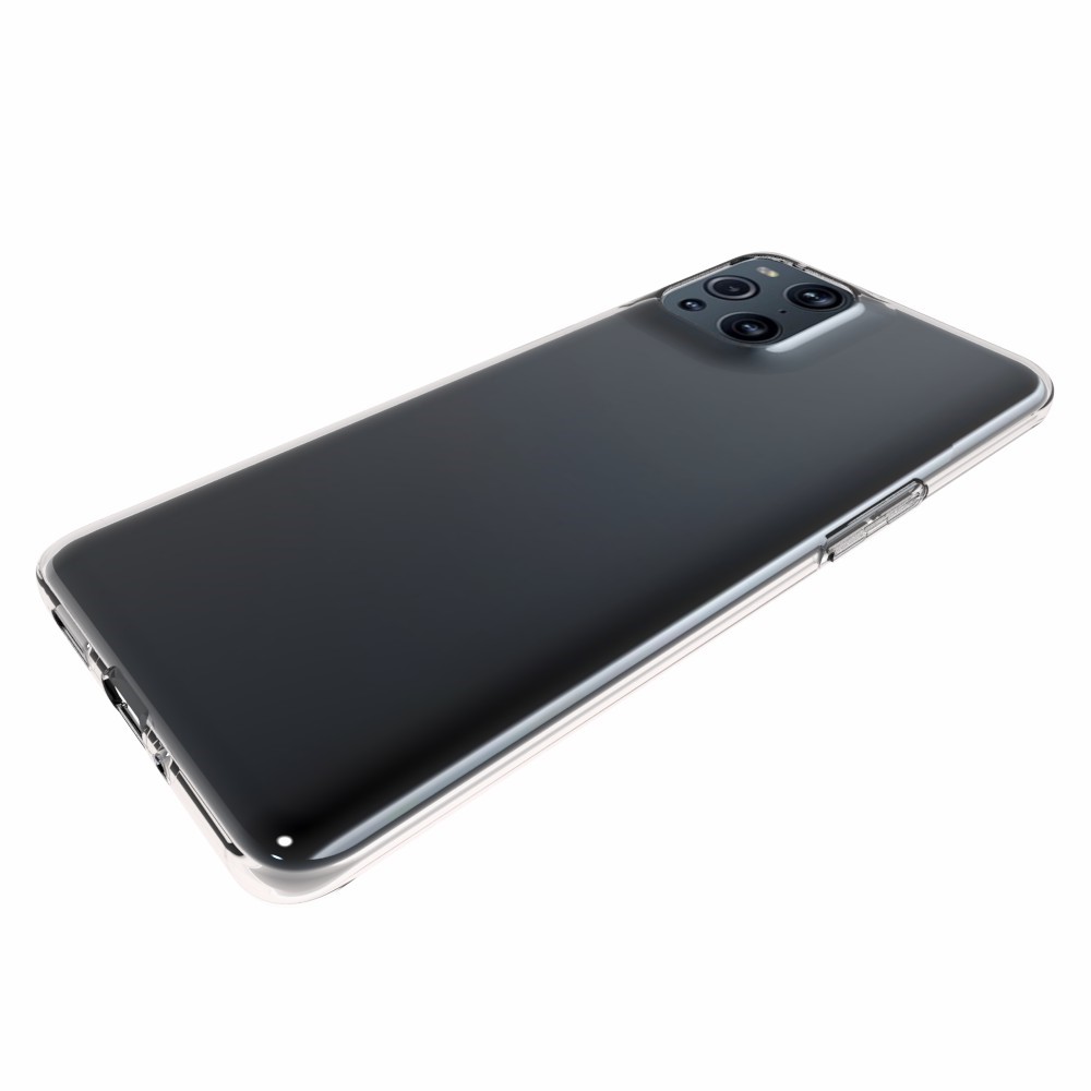 10Pcs/Pack Clear TPU Case with Non-slip Inner for Oppo Find X3 Pro Cover-4