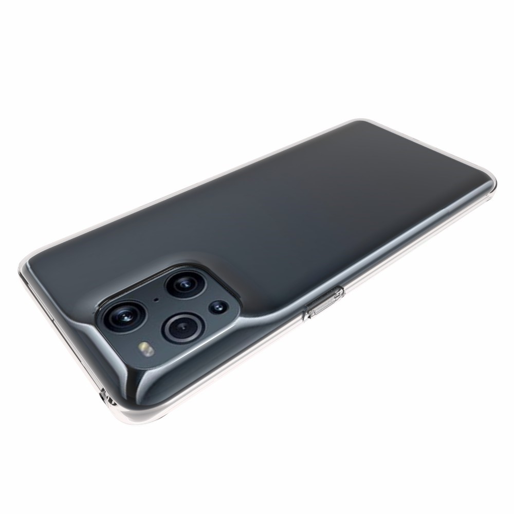 10Pcs/Pack Clear TPU Case with Non-slip Inner for Oppo Find X3 Pro Cover-5