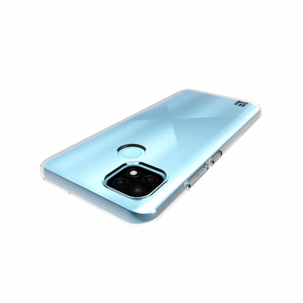 10Pcs/Pack Watermark Resistant Clear TPU Cell Phone Case for Realme C21-4