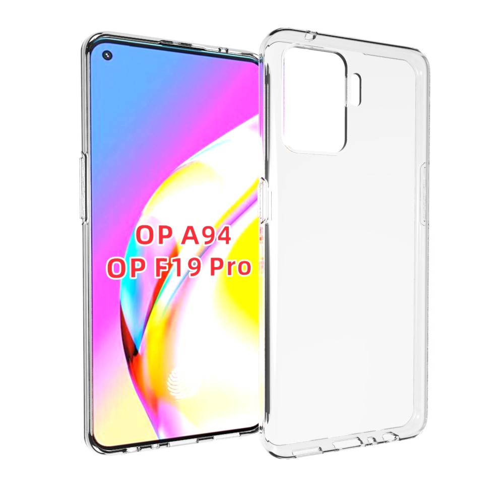 10Pcs/Pack for Oppo A94 / Oppo F19 Pro Watermark Resistant Flexible TPU Phone Shell-7