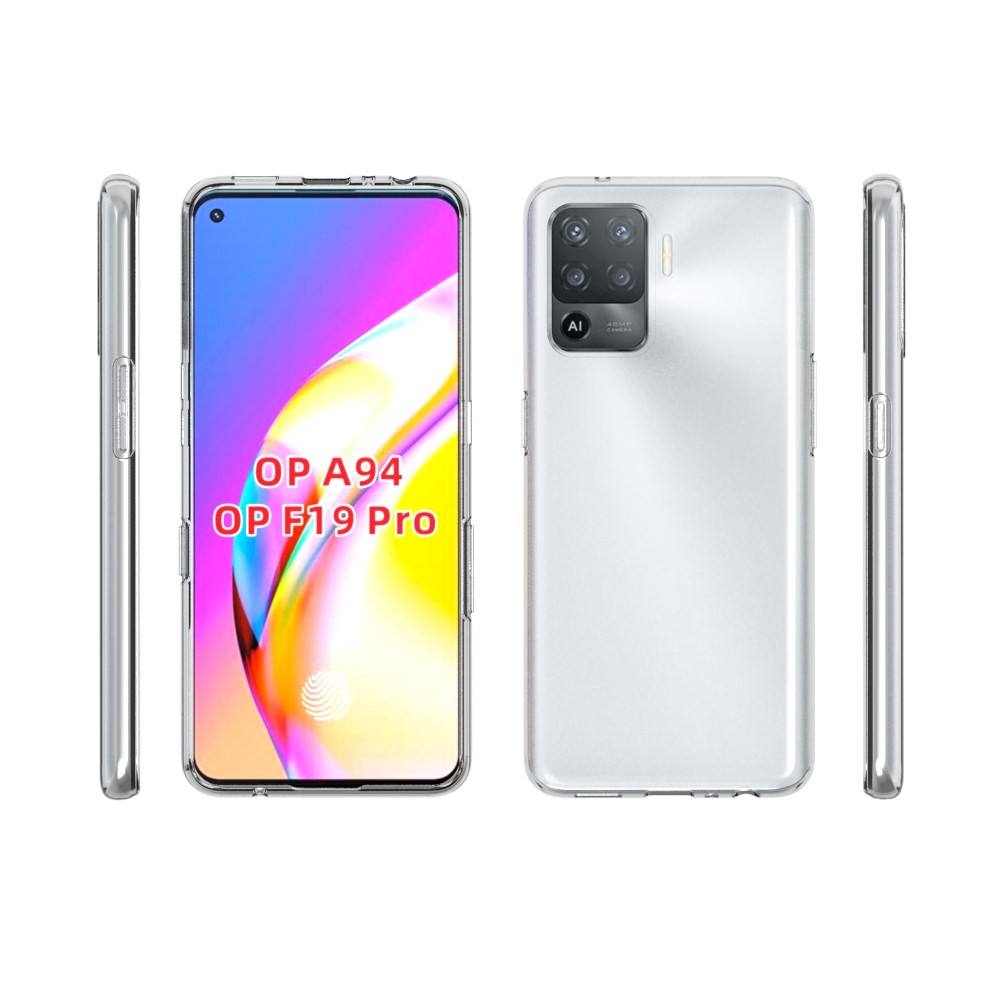 10Pcs/Pack for Oppo A94 / Oppo F19 Pro Watermark Resistant Flexible TPU Phone Shell-9