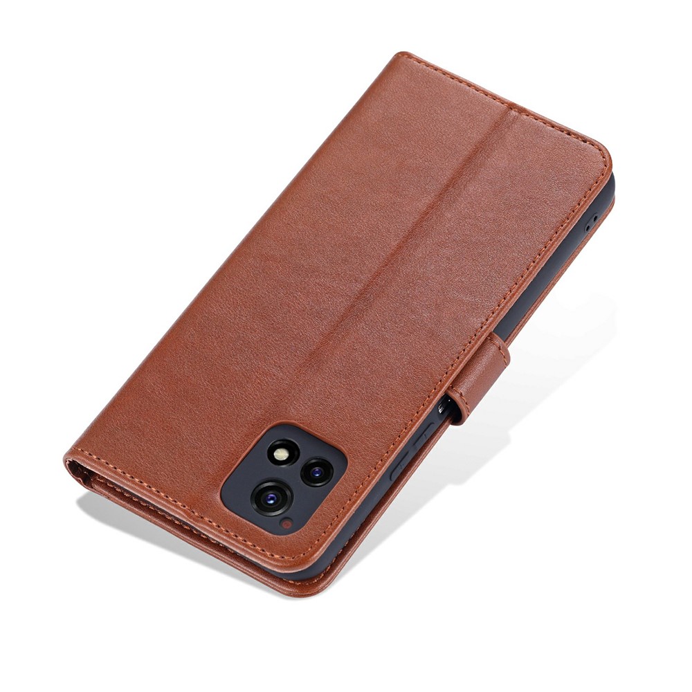 AZNS Wallet Leather Phone Case for vivo Y52s - Brown-5