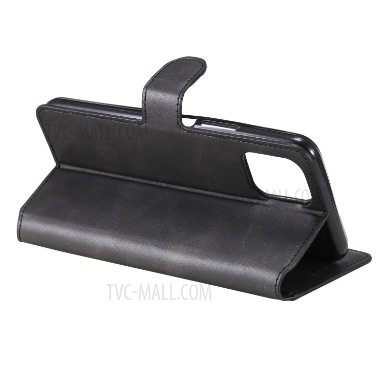 Wallet Stand Flip Leather Phone Case for vivo Y52s/Y31s 5G/iQOO U3 - Black-5