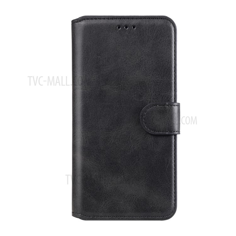 Wallet Stand Flip Leather Phone Case for vivo Y52s/Y31s 5G/iQOO U3 - Black-8