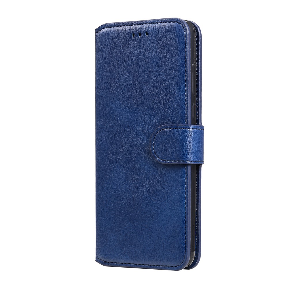 Wallet Stand Full Protection Flip Leather Phone Case for vivo Y51 (2020, September)/Y51 (2020, December)/Y31 (2021) - Blue-8