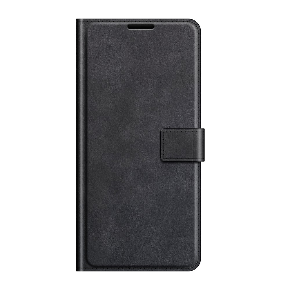 Magnetic Clasp Leather Wallet Standing Protective Case Cover for Oppo Find X3/Find X3 Pro - Black-2