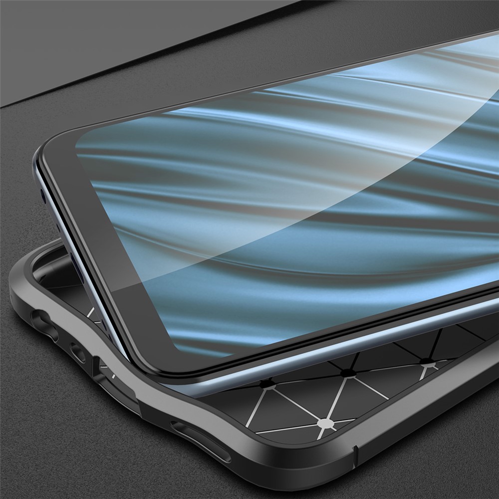 Litchi Texture Flexible TPU Cell Phone Back Case Cover for Realme V13 5G - Black-2